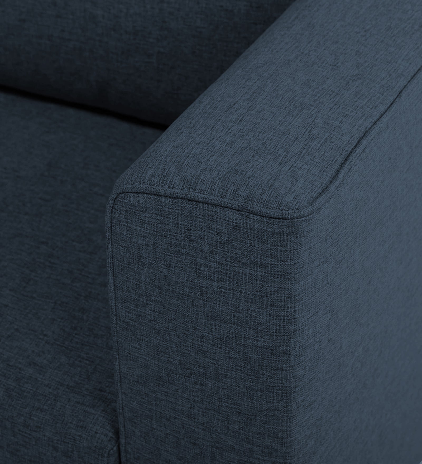 Kenia Fabric 1 Seater Foldable Sofa Cum Bed In Denim Blue Colour - Febonic Living