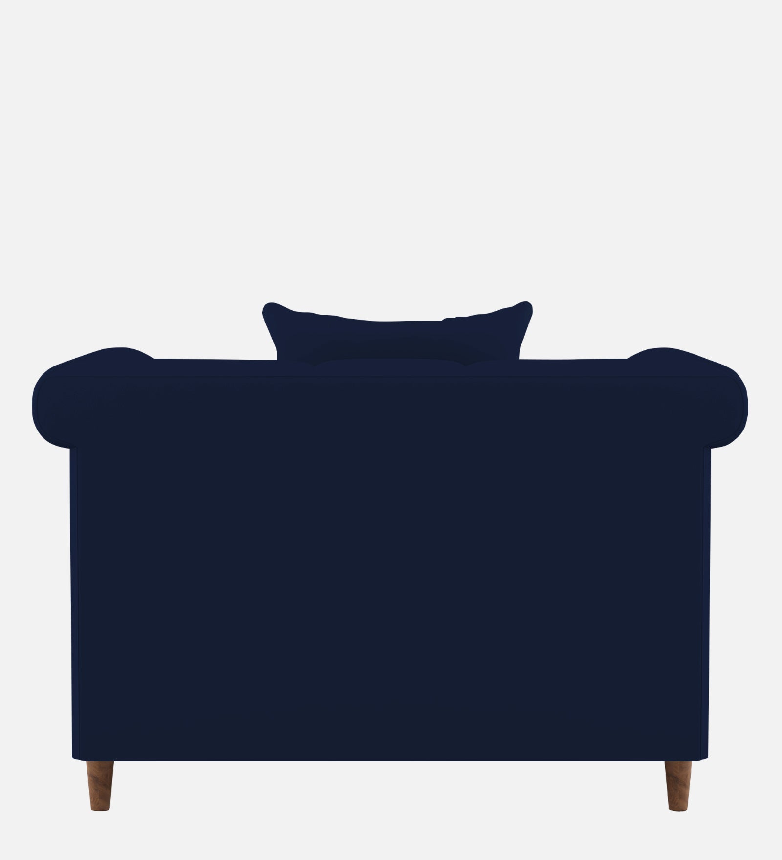 Rubi Velvet 1 Seater Sofa In Indigo Blue Colour - Febonic Living