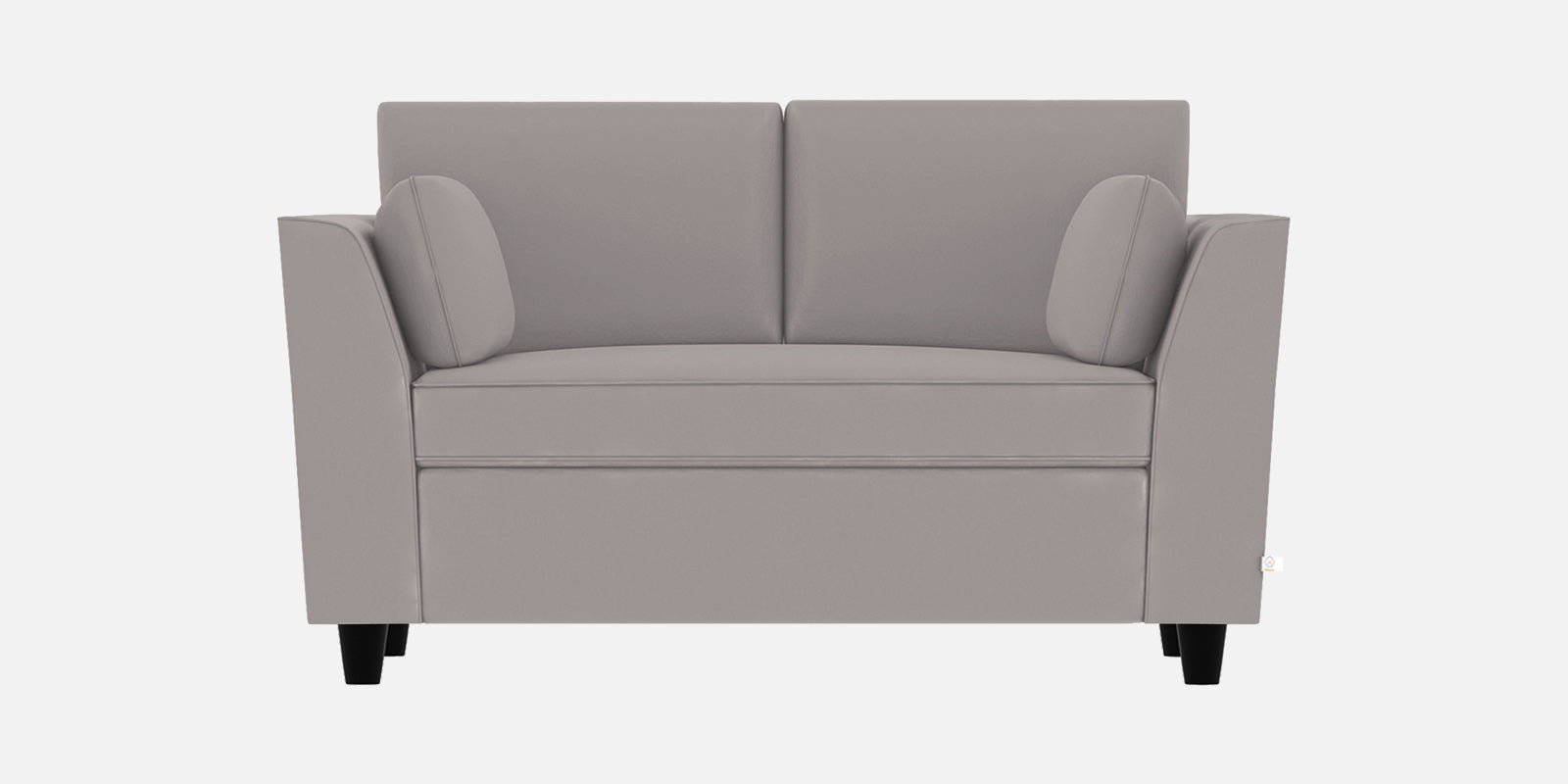Bristo Velvet 2 Seater Sofa In Pearl Grey Colour With Storage - Febonic Living