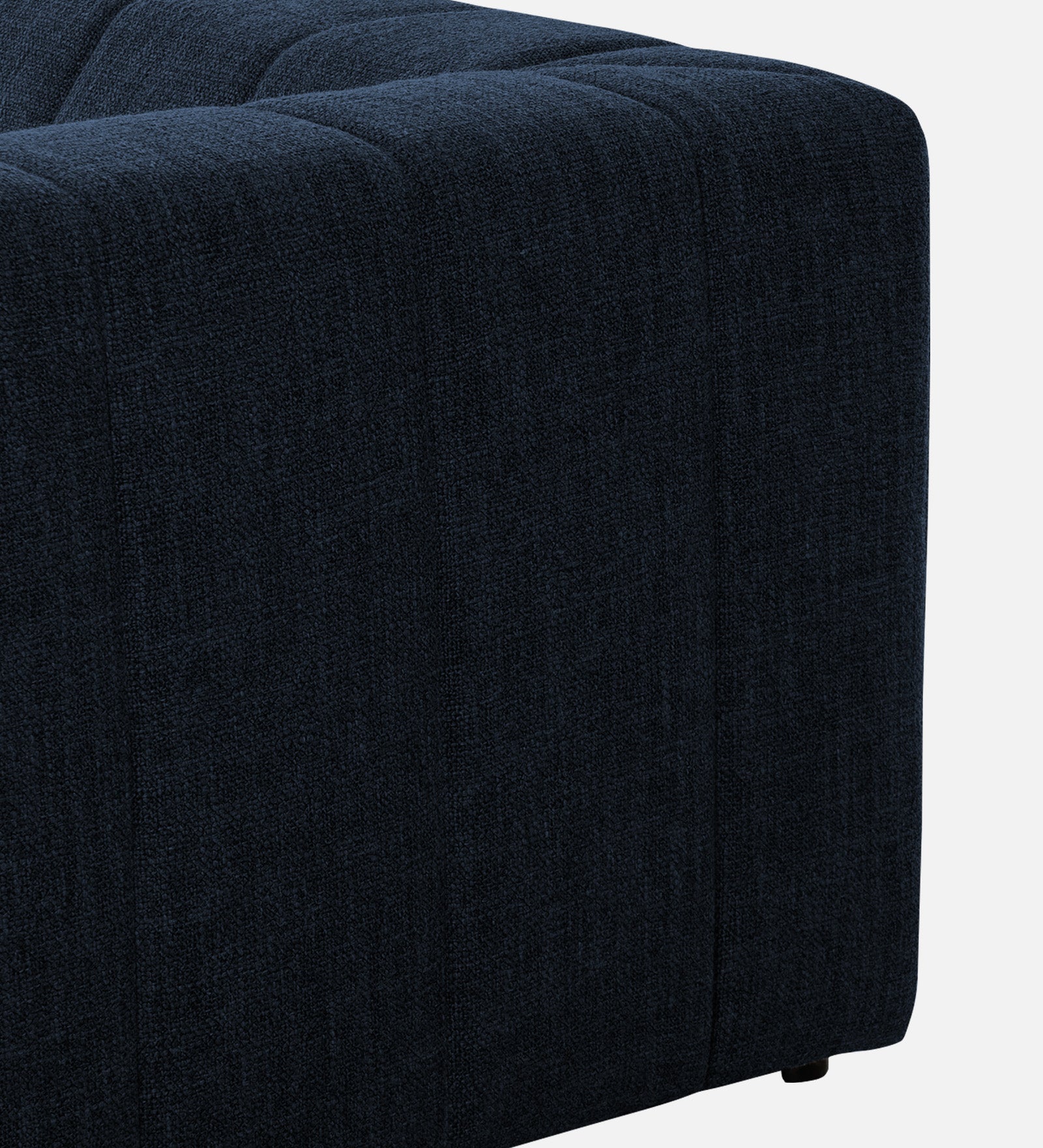 Lara Fabric 1 Seater Sofa in Denim Blue Colour