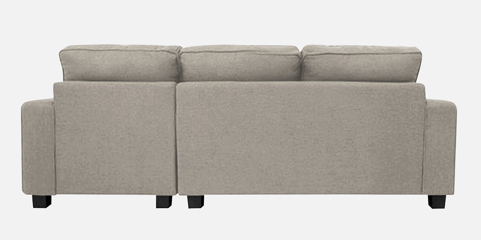 Ladybug Fabric RHS Sectional Sofa (2+Lounger) In Ash Grey Colour - Febonic Living
