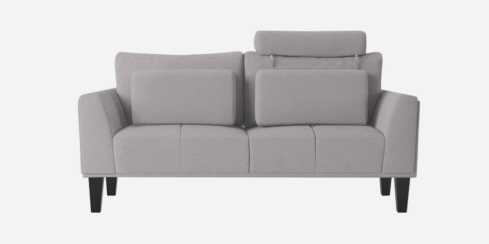 Como Fabric 2 Seater Sofa In Lit Grey Colour - Febonic Living