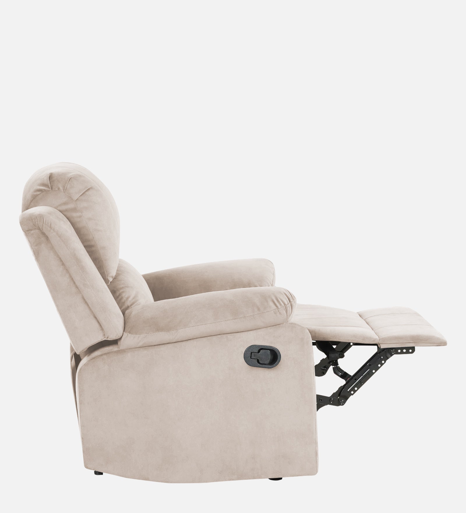 Lexi Fabric 1 Seater Motorized Recliner In Camel Beige Colour - Febonic Living