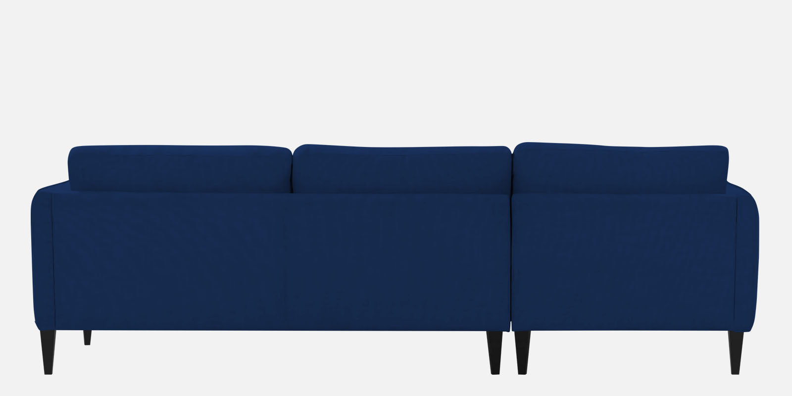 Piku Fabric RHS Sectional Sofa (3+Lounger) In Royal Blue Colour - Febonic Living