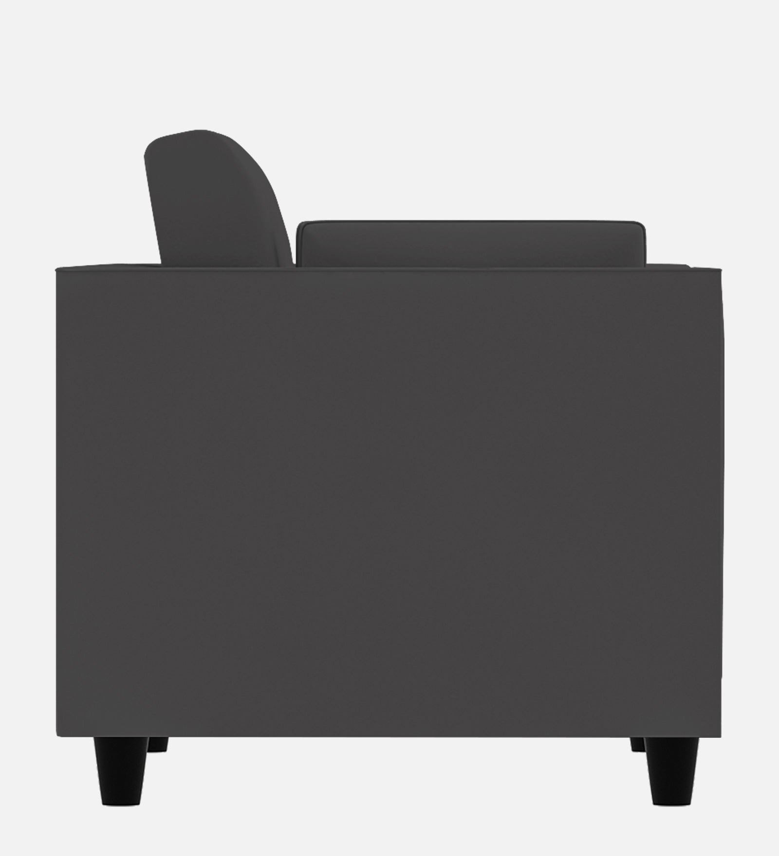 Bristo Velvet 1 Seater Sofa In Davy Grey Colour - Febonic Living