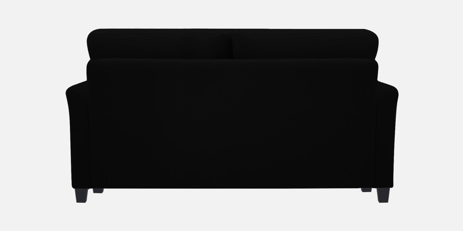 Daroo Velvet 2 Seater Sofa In Adam Black Colour - Febonic Living