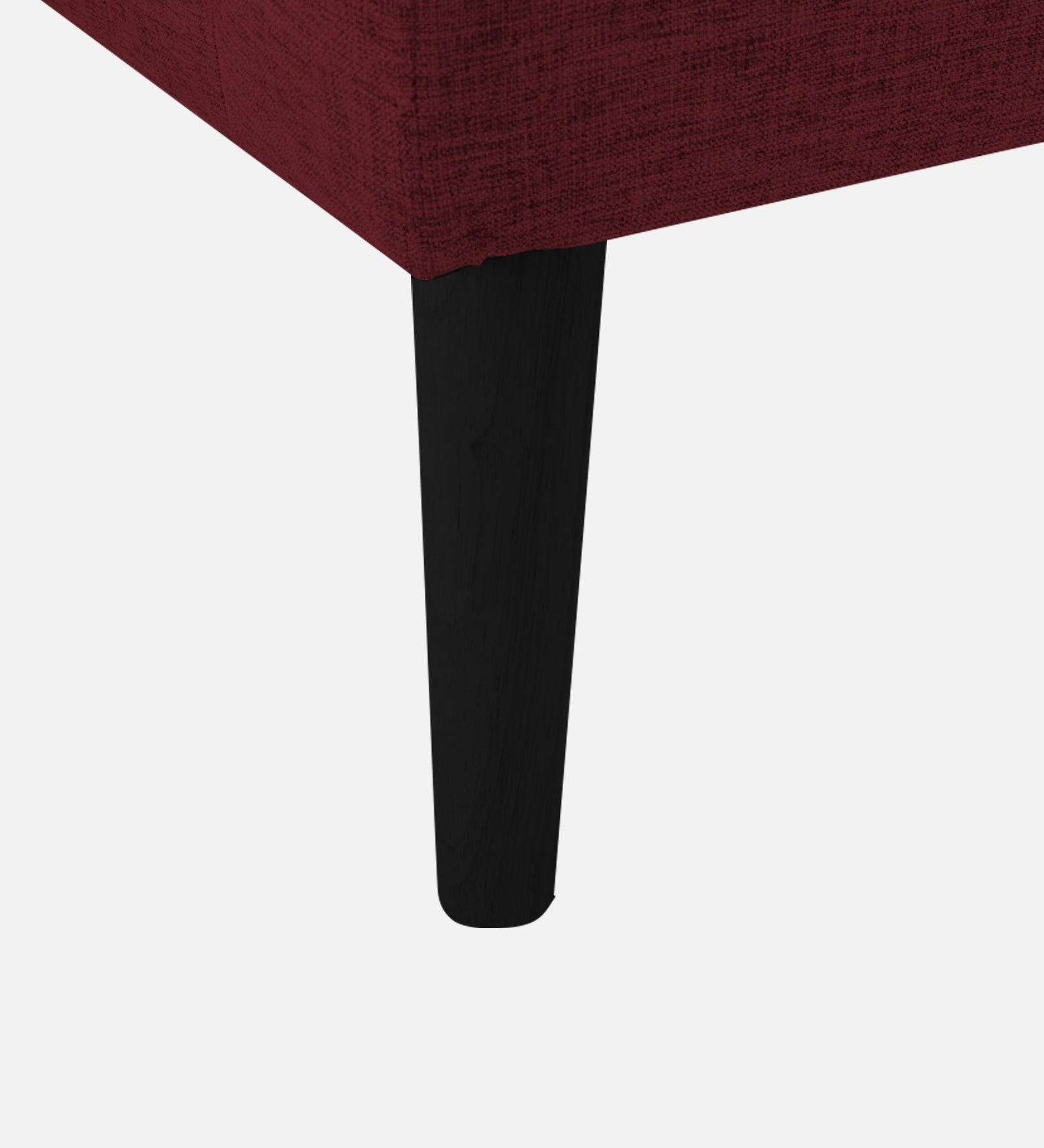 Casper Fabric 1 Seater Sofa In Blood Maroon Colour - Febonic Living