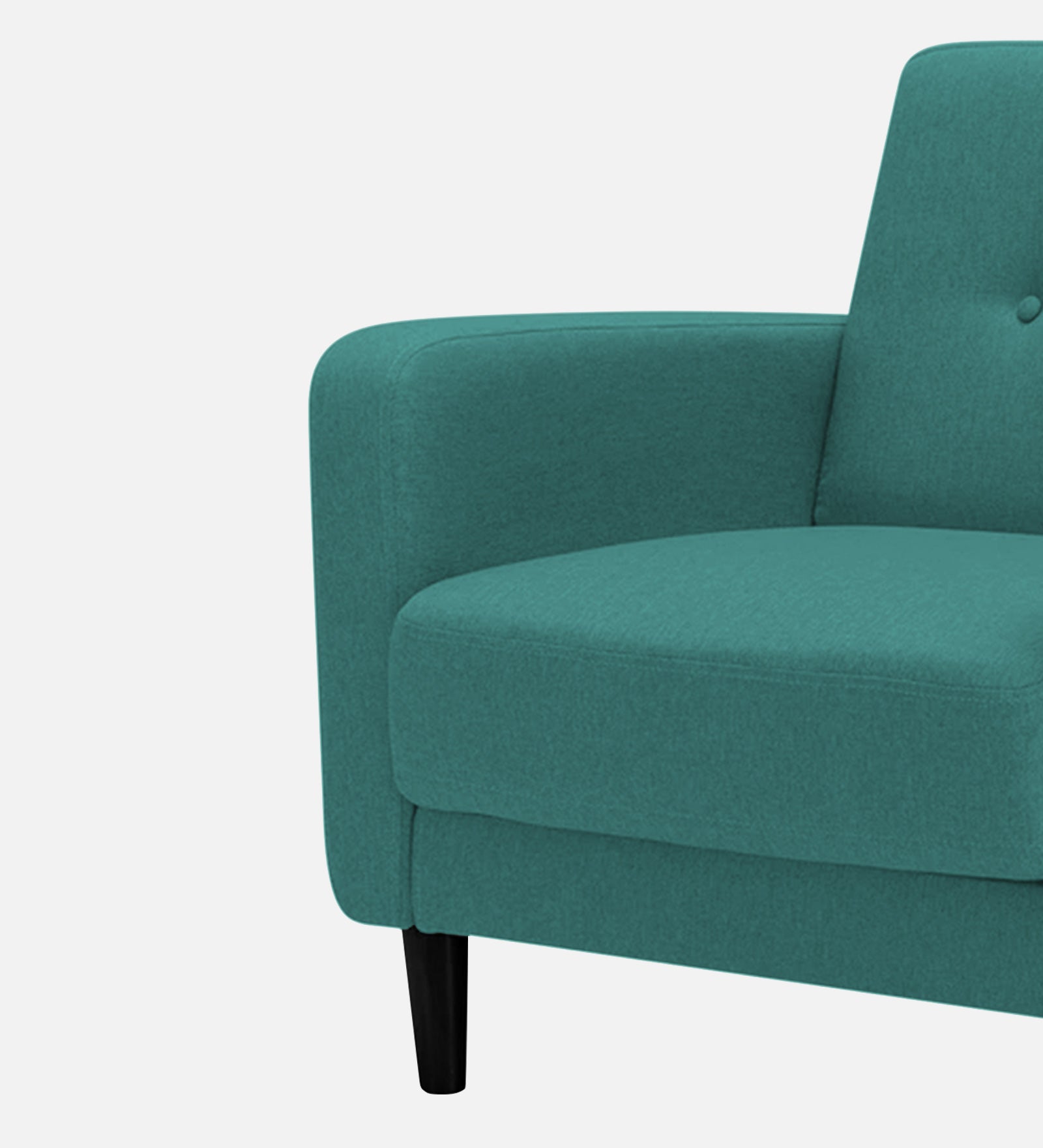 Marq Fabric 1 Seater Sofa In  Sea Green Colour - Febonic Living