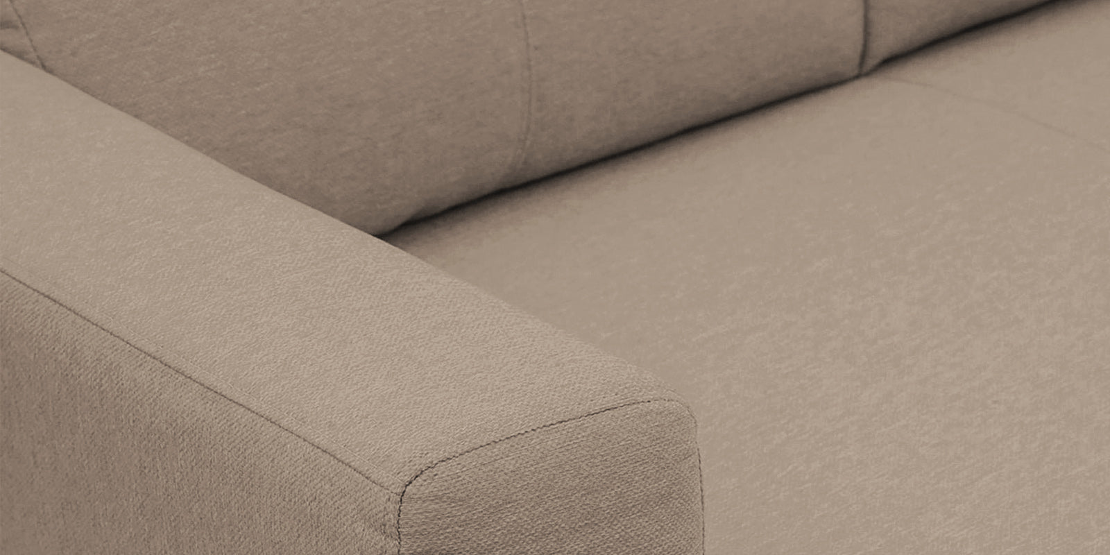 Honor Fabric 2 Seater Sofa In Nut Beige Colour - Febonic Living