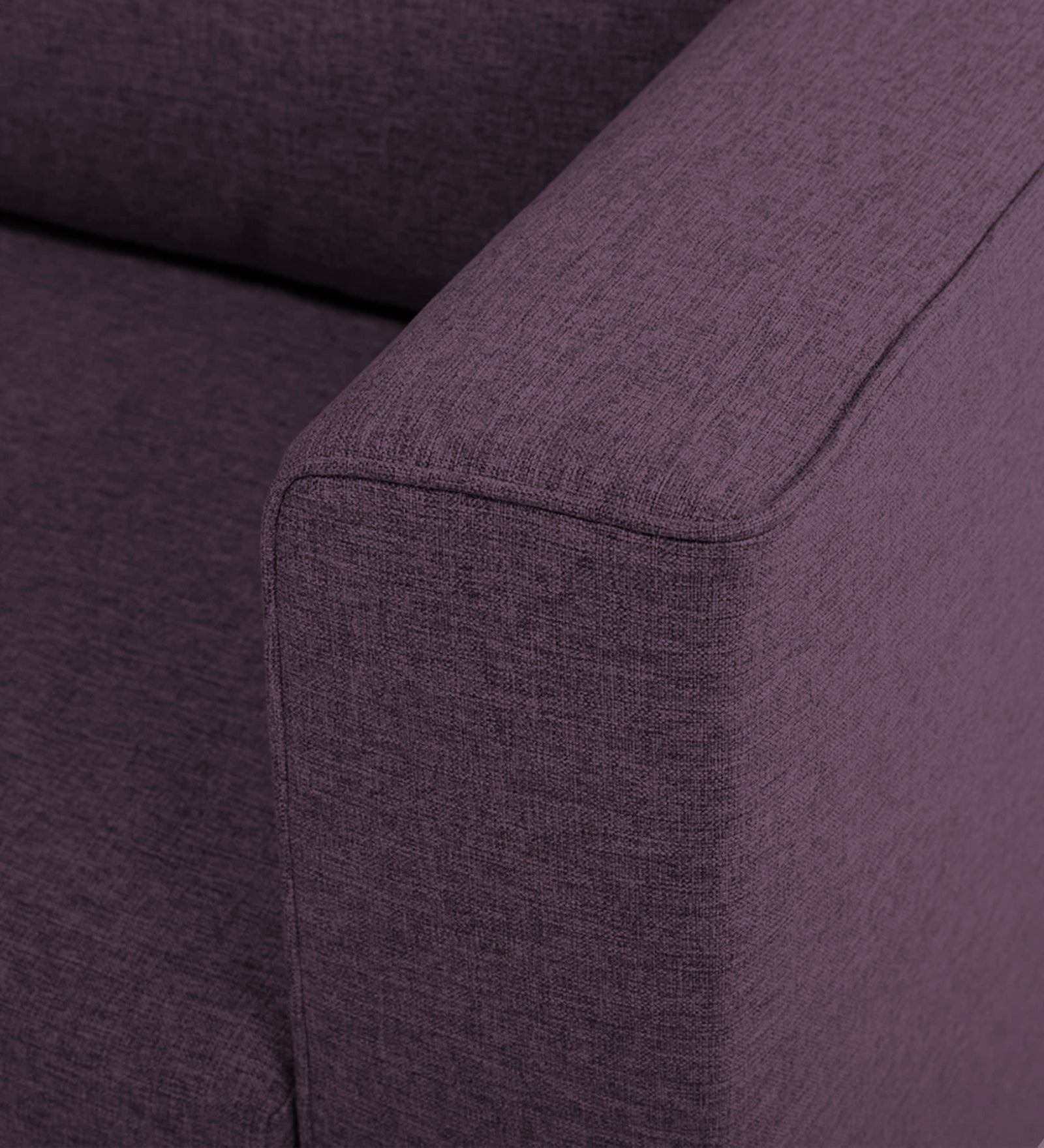 Kenia Fabric 1 Seater Foldable Sofa Cum Bed In Greek Purple Colour - Febonic Living