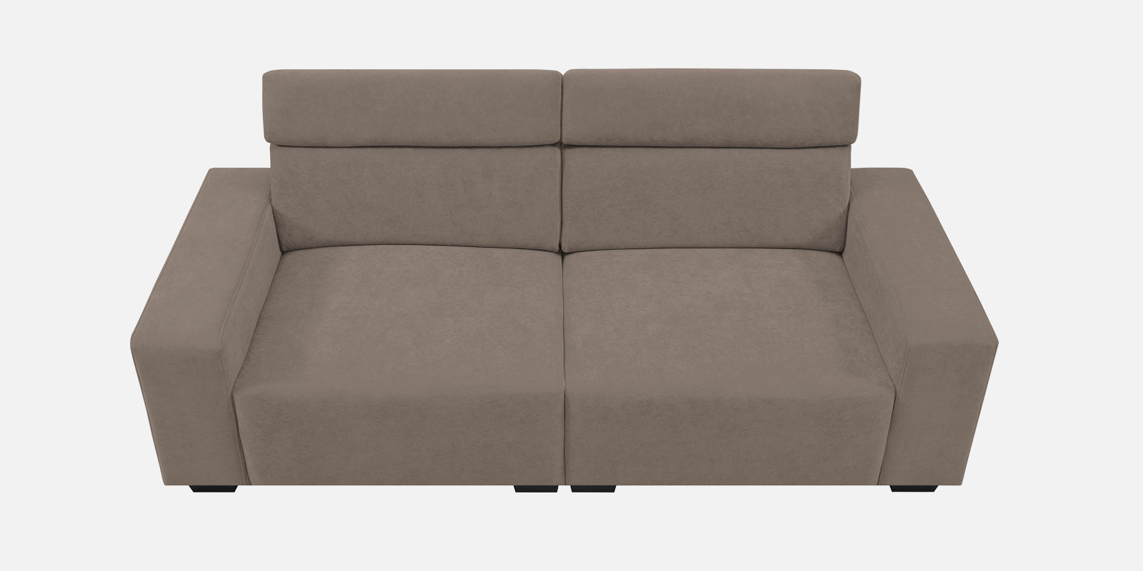 Hiro Fabric 2 Seater Sofa In Rock Beige Colour - Febonic Living