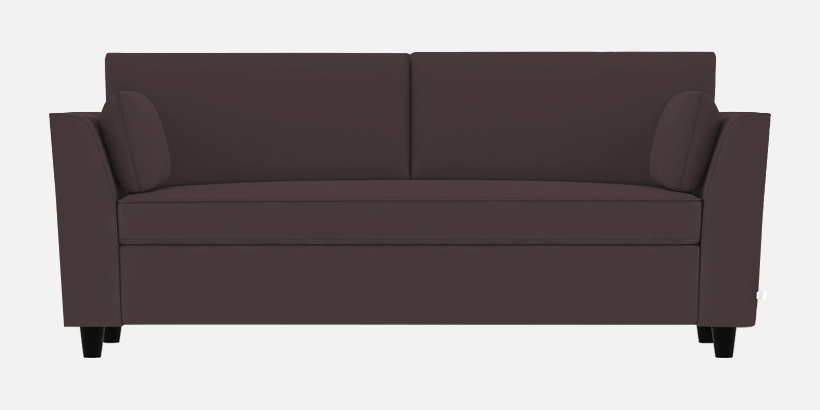 Bristo Velvet 3 Seater Sofa In mocha brown Colour With Storage - Febonic Living