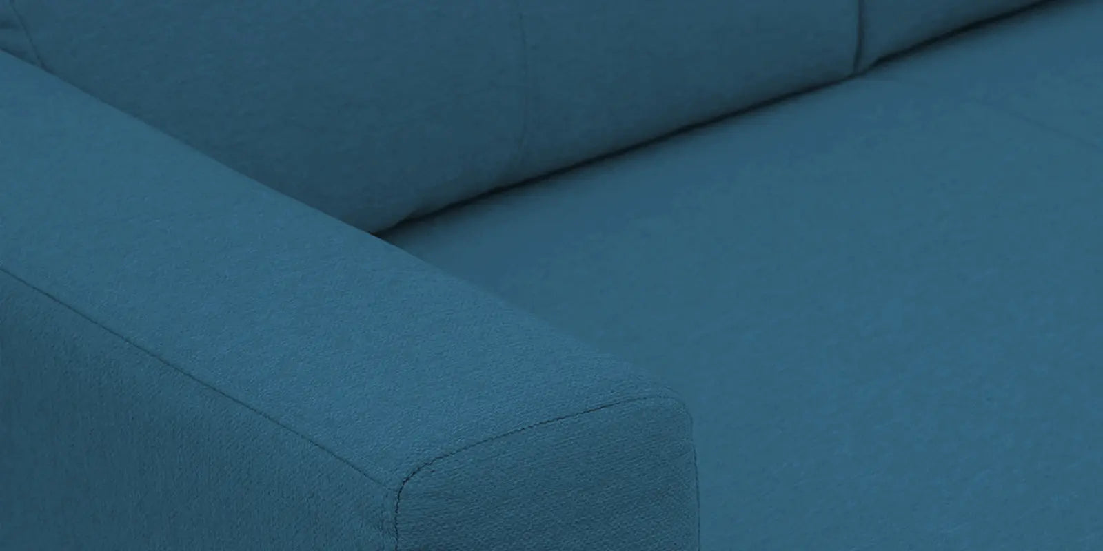 Burban Fabric 2 Seater Sofa In Eclipse Blue Colour Febonic Living