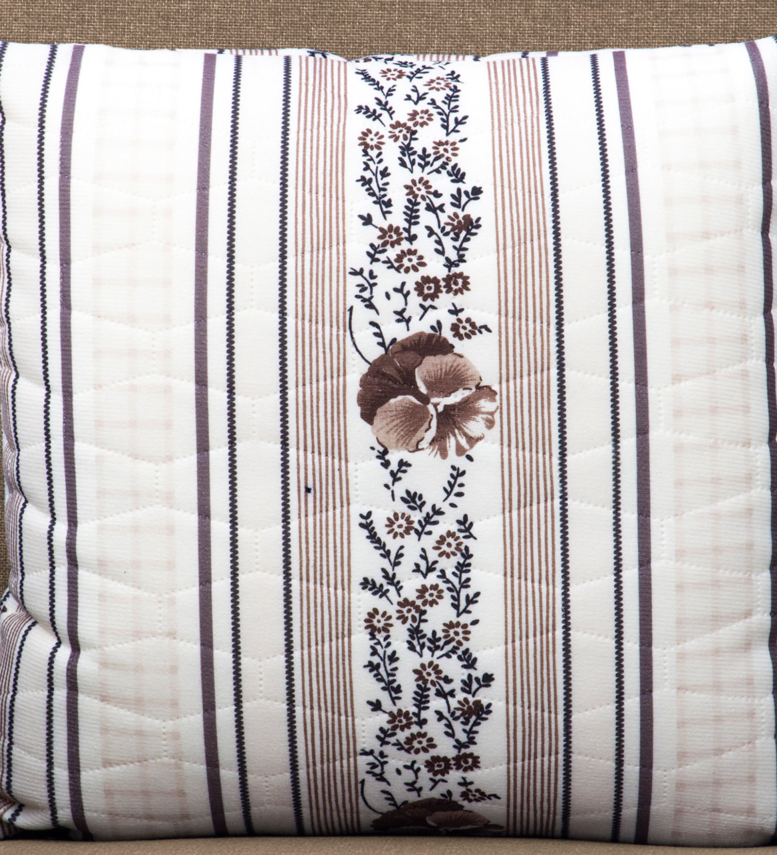 Kevin Fabric 1 Seater Sofa In Cosmic Beige Colour - Febonic Living