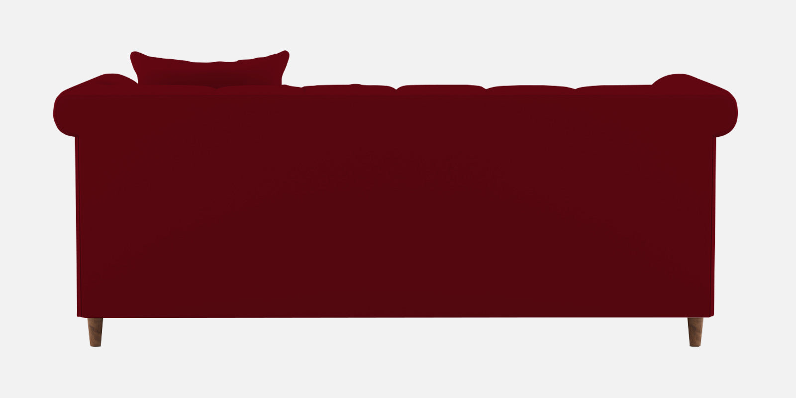 Rubi Velvet 3 Seater Sofa In Cherry Red Colour - Febonic Living