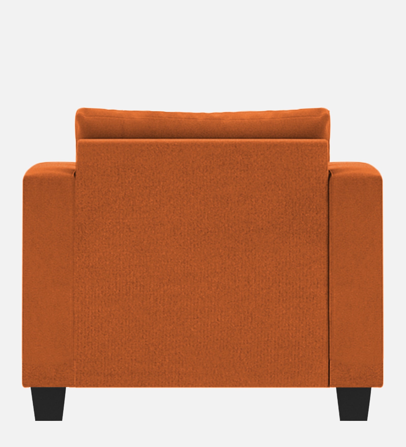 Nabi Fabric 1 Seater Sofa In Vivid Orange Colour - Febonic Living
