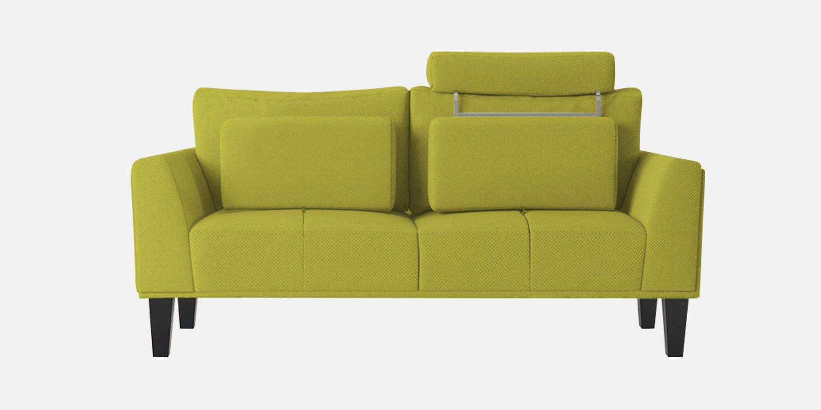 Como Fabric 2 Seater Sofa In Parrot Green Colour - Febonic Living