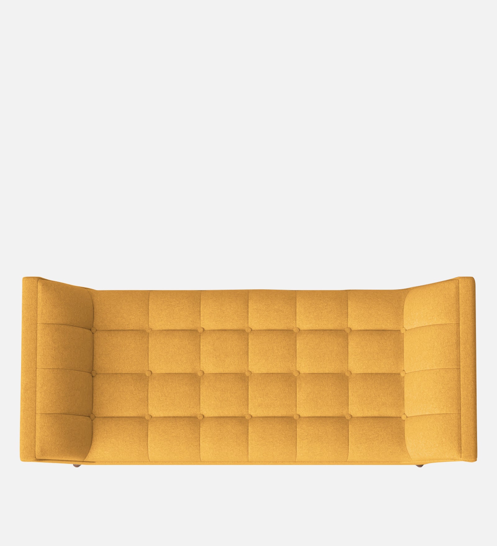 Cartes Velvet Bench In Turmeric Yellow Colour - Febonic Living