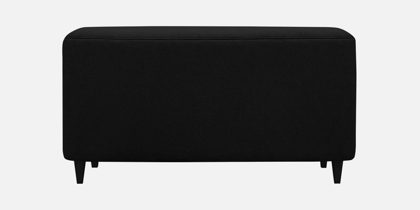 Niki Fabric 2 Seater Sofa In Zed Black Colour
