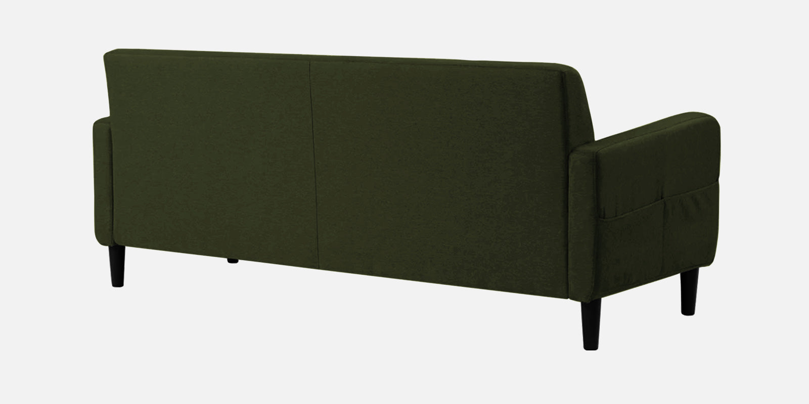 Marq Fabric 3 Seater Sofa In Olive Green Colour - Febonic Living