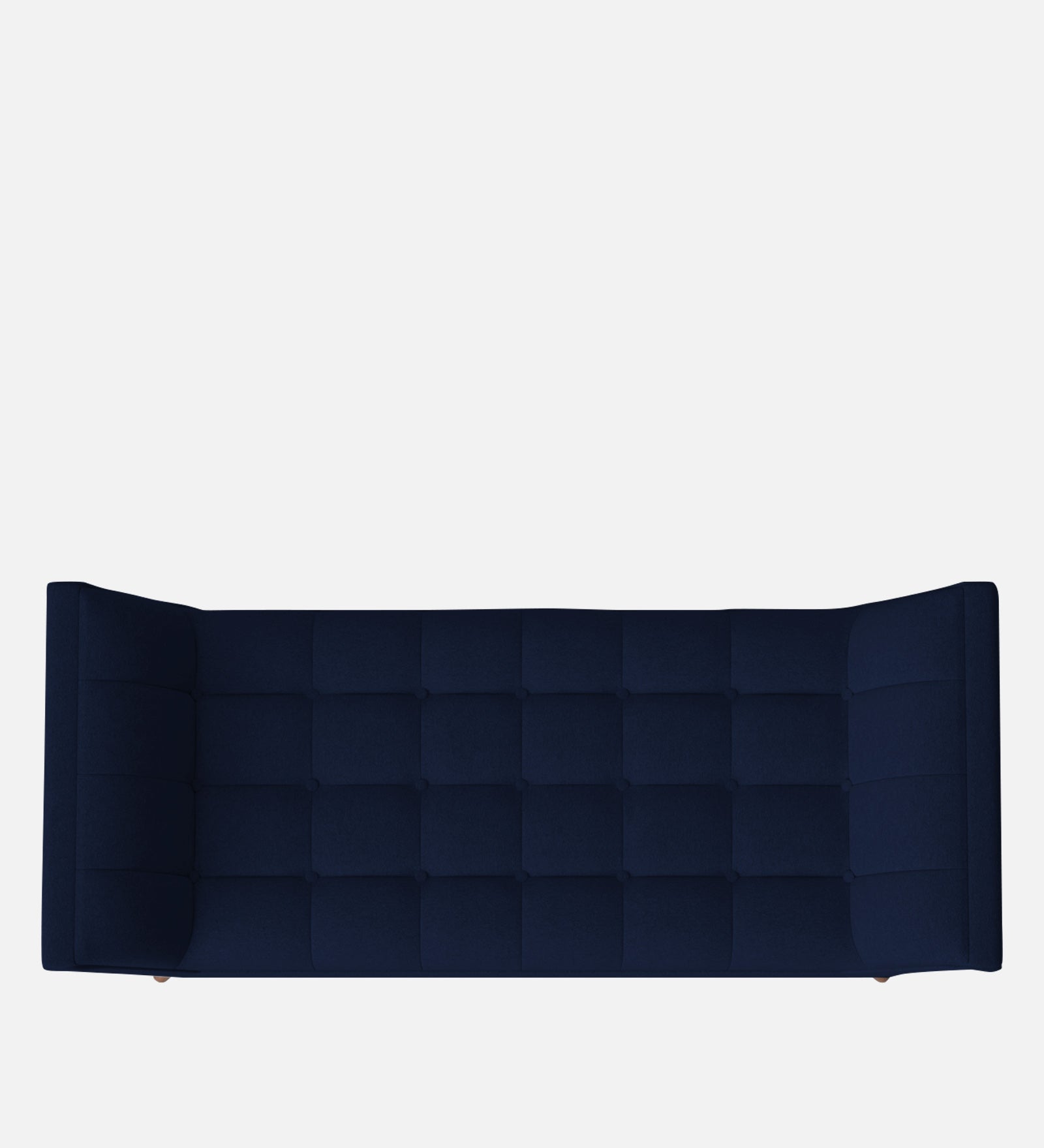 Cartes Velvet Bench In Indigo Blue Colour - Febonic Living