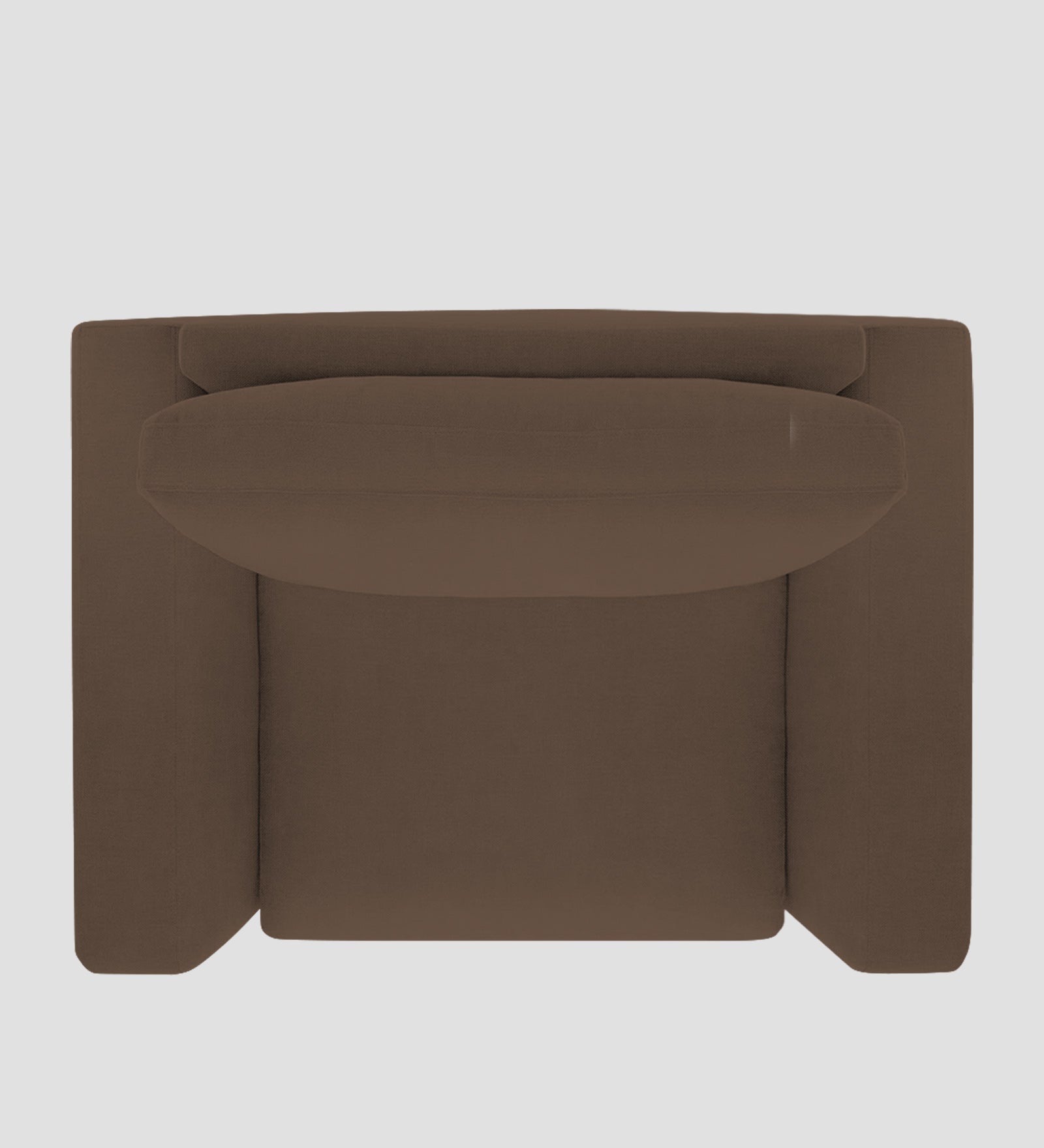 Esha Fabric 1 Seater Sofa In Rosy Brown Colour - Febonic Living