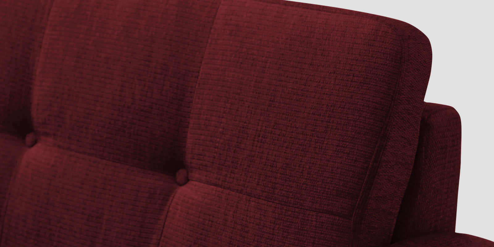 Noha Fabric 2 Seater Sofa In Blood Maroon Colour - Febonic Living