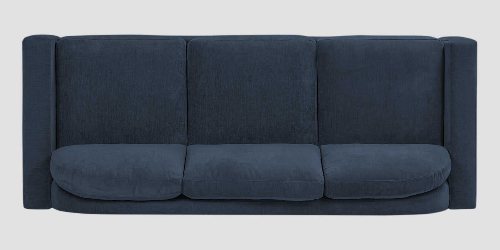 Dara Fabric 3 Seater Sofa In Denim Blue Colour - Febonic Living