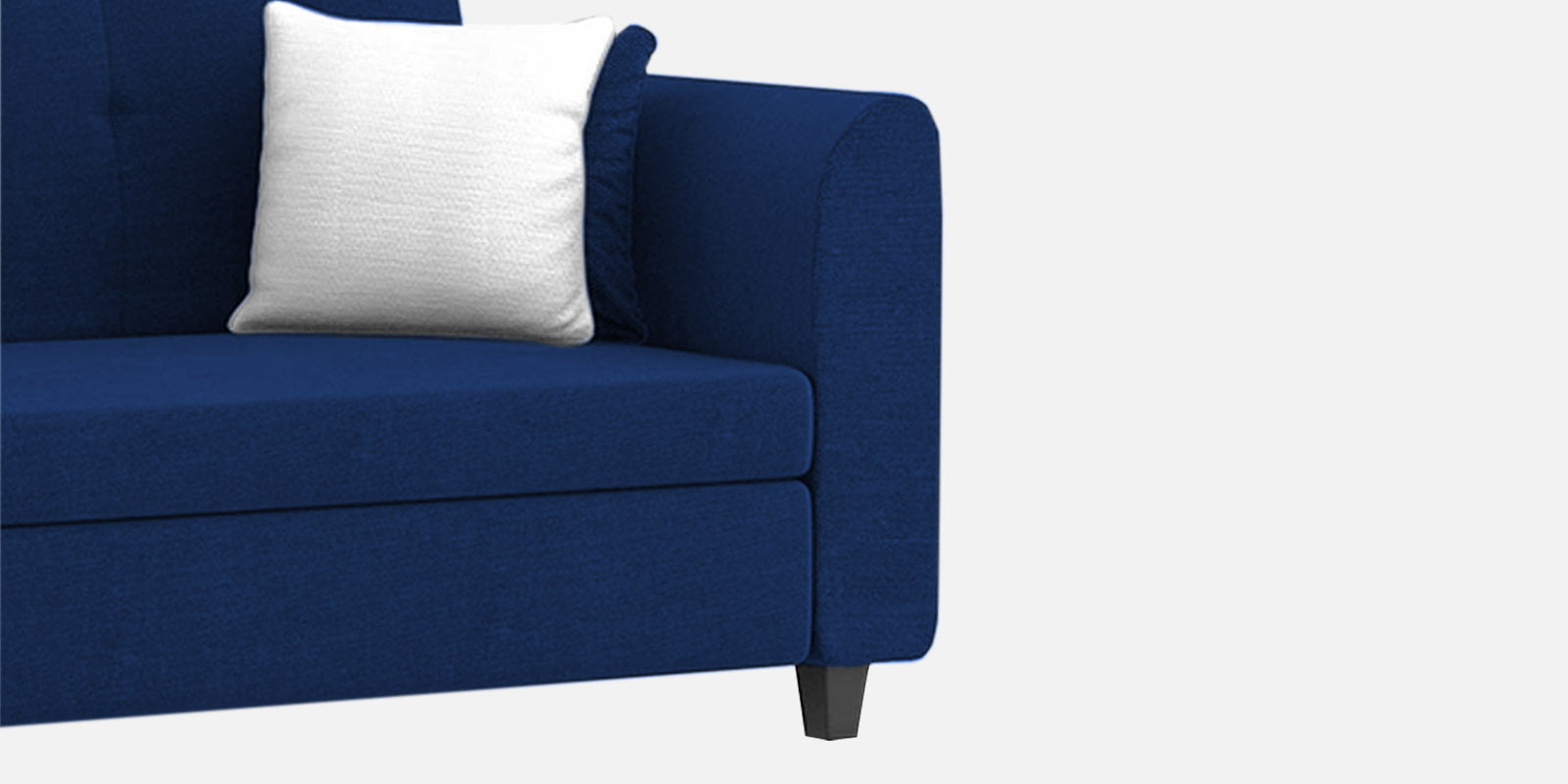 Denmark Fabric 3 Seater Sofa In Royal Blue Colour - Febonic Living