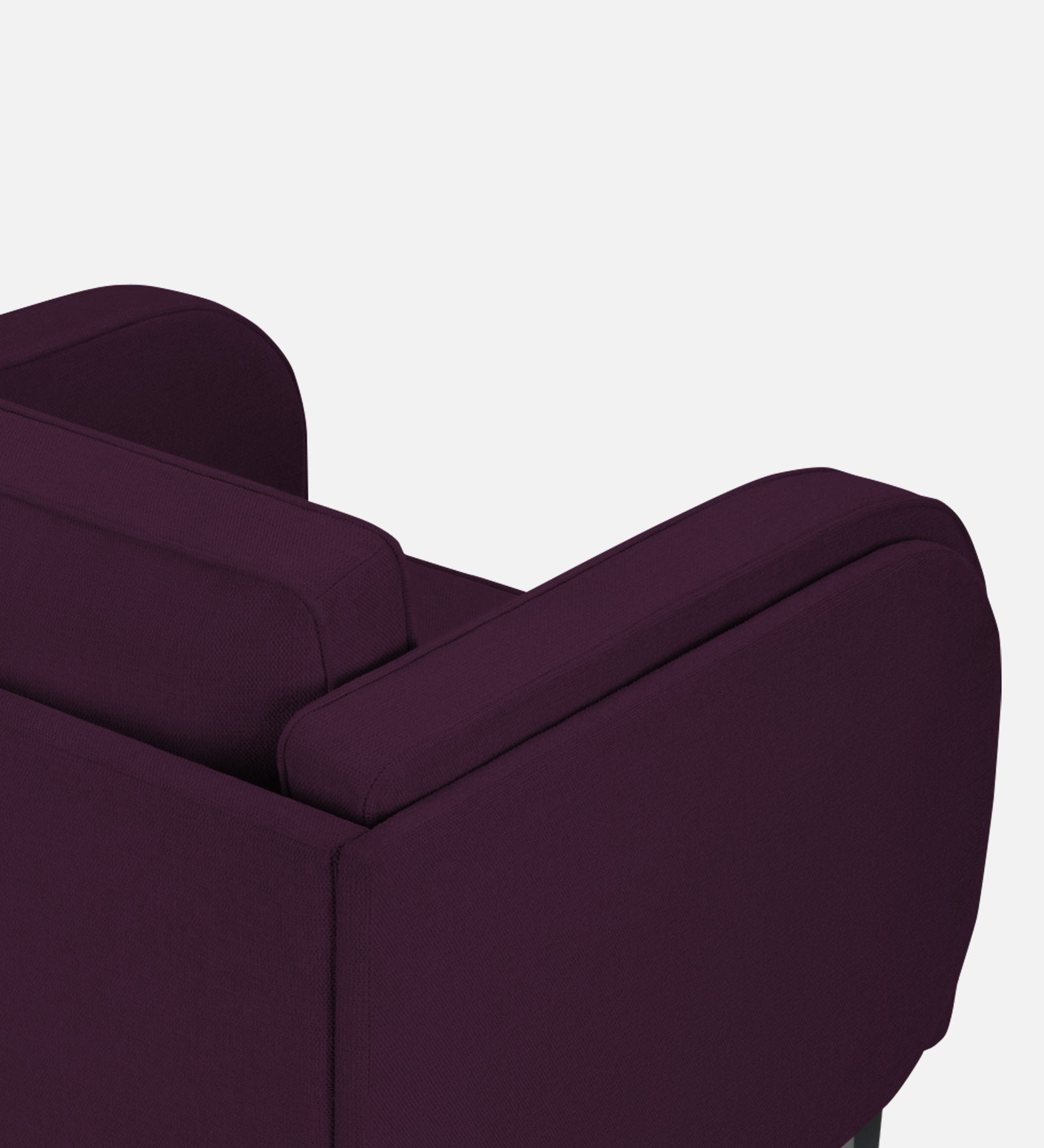 Siddy Fabric 1 Seater Sofa In Greek Purple Colour - Febonic Living
