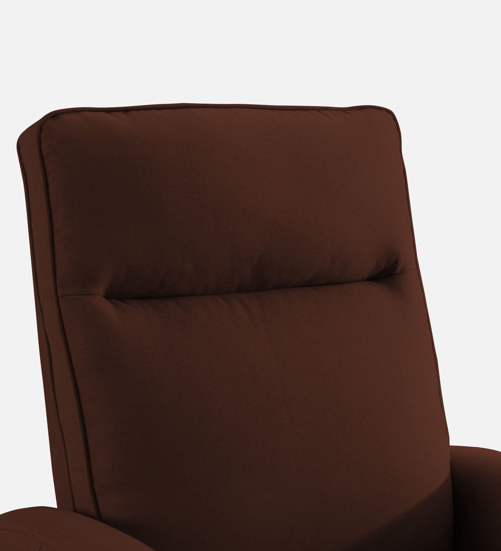 Logan Fabric 1 Seater Manual Recliner In Coffee Brown Colour - Febonic Living