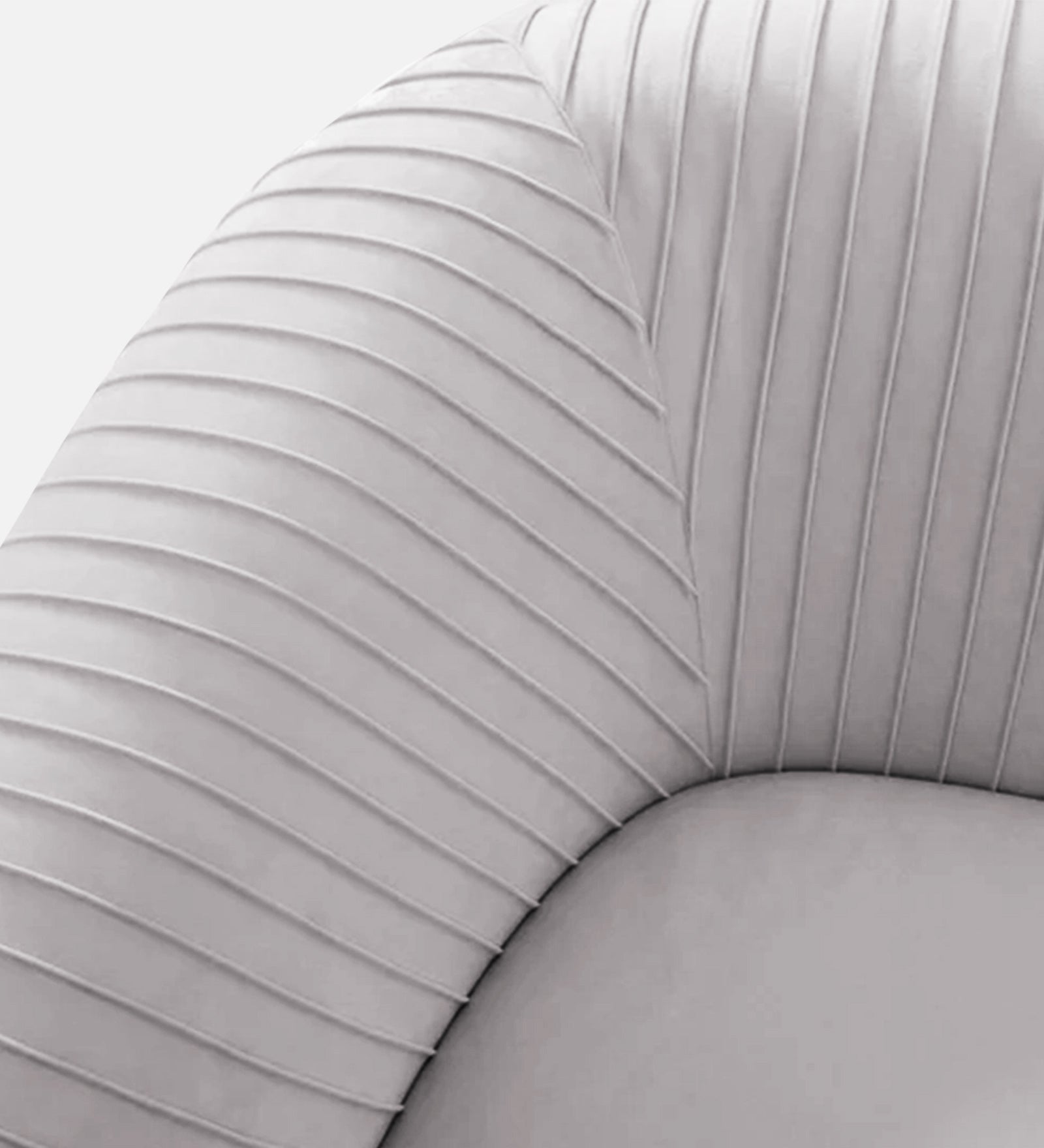 Yara Velvet Fabric 1 Seater Sofa In Concrete Grey Colour - Febonic Living