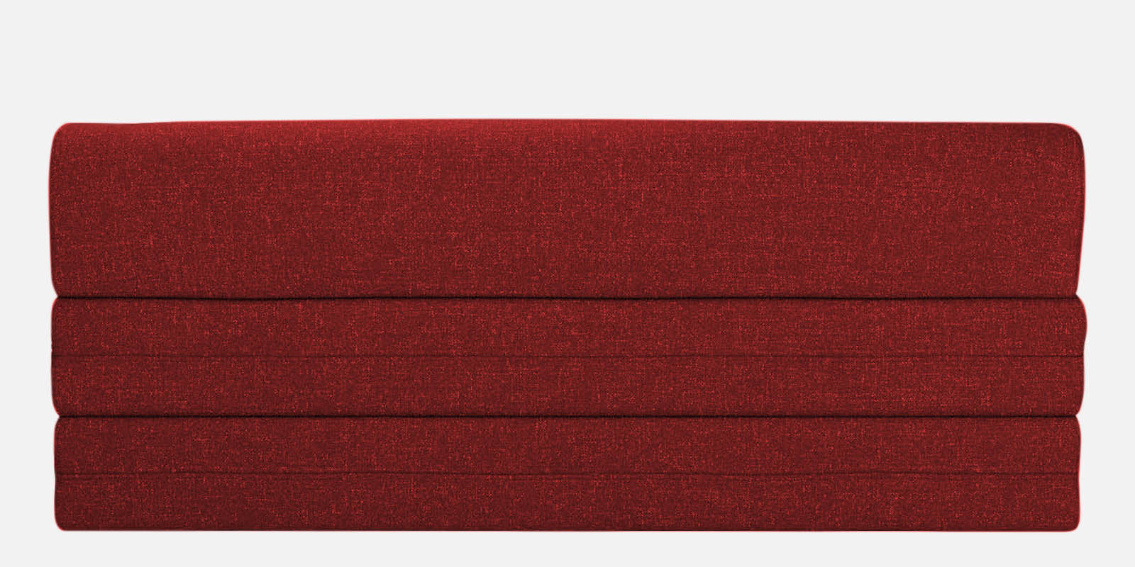 Fleepy Fabric 3 Seater Foldable Sofa Cum Bed In Blood Maroon Colour - Febonic Living