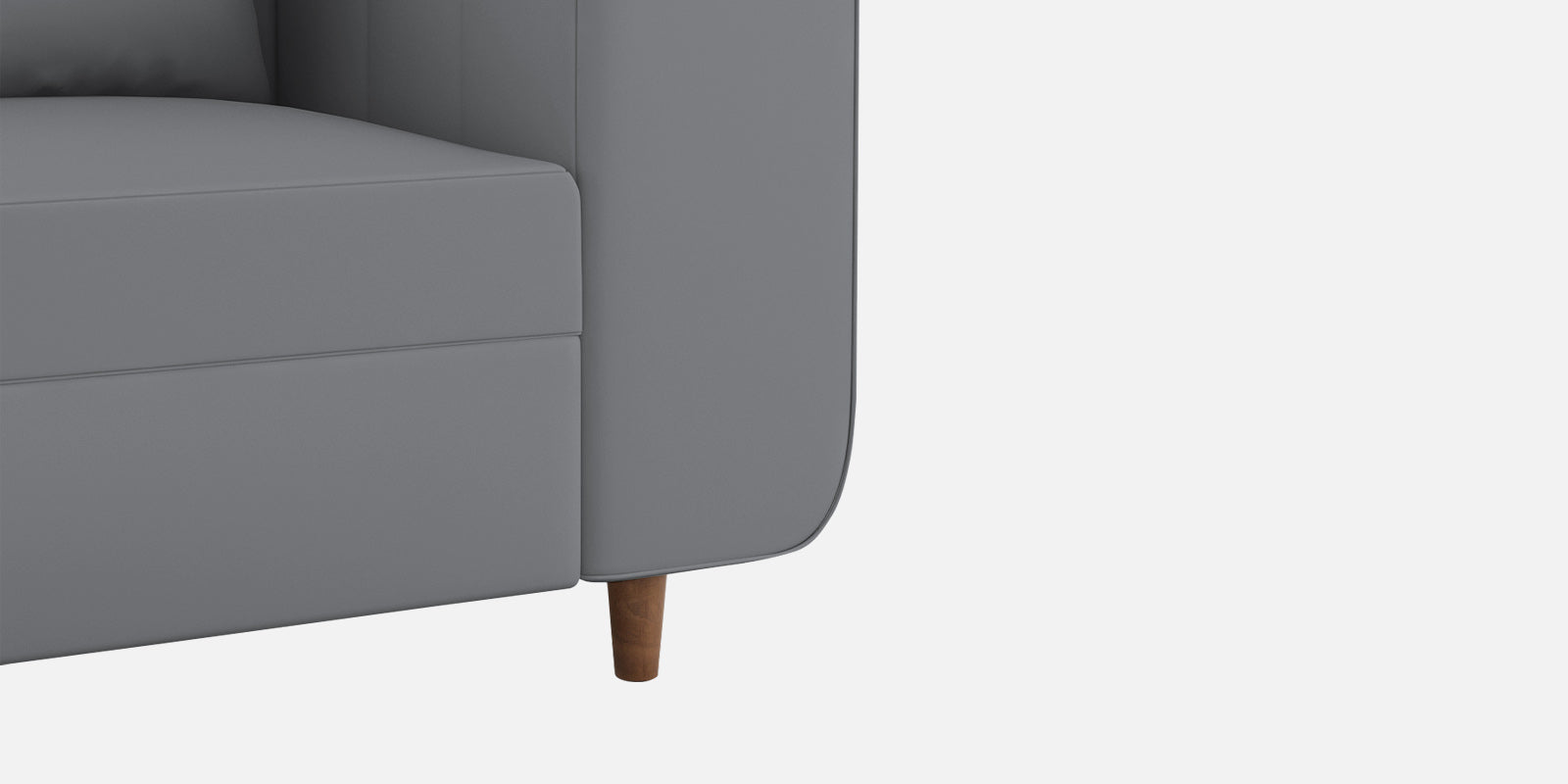 Sumo Velvet 2 Seater Sofa in Pubble Grey Colour