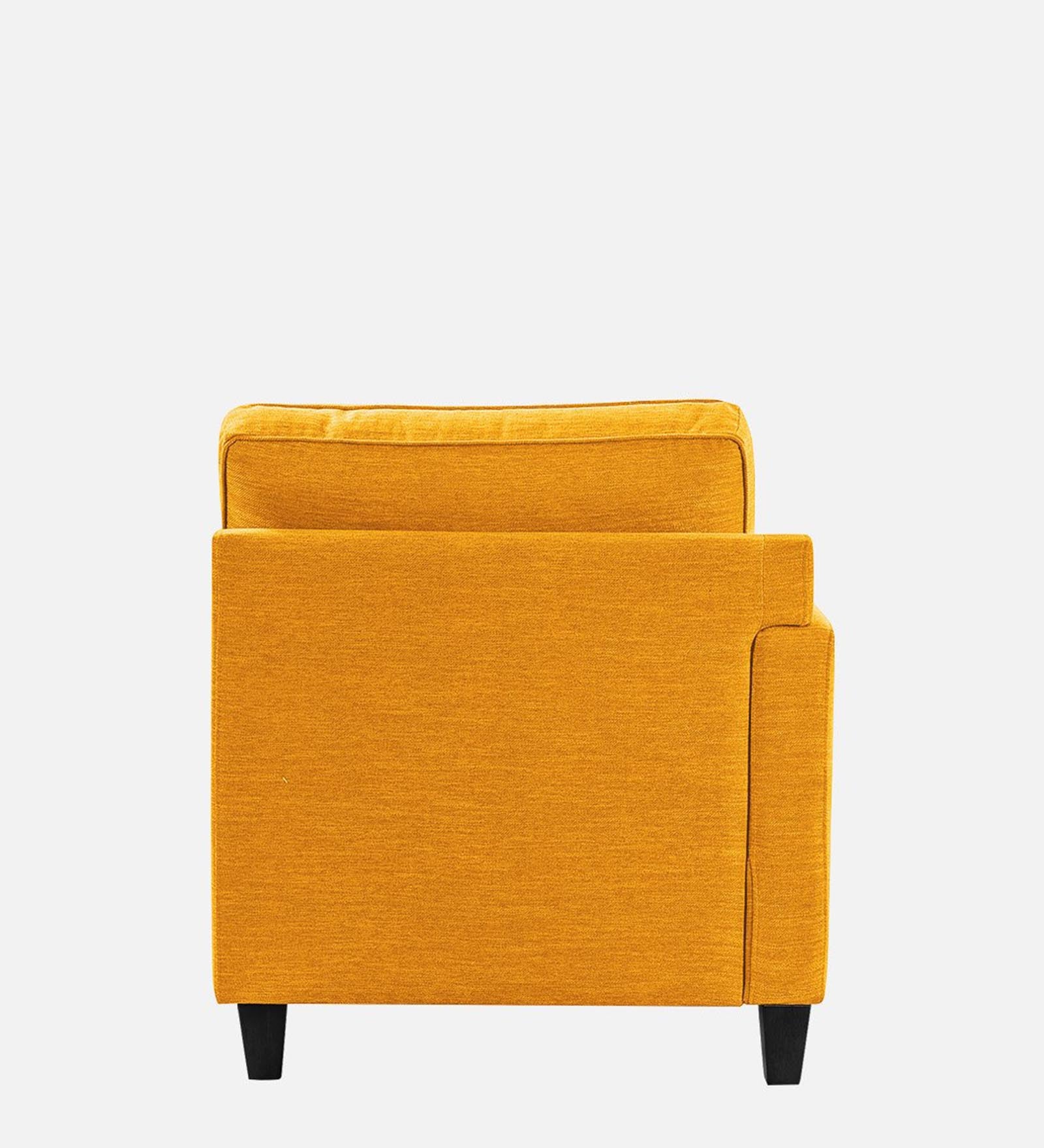 Royee Fabric LHS Chaise Lounger In Bold Yellow Colour With Storage - Febonic Living