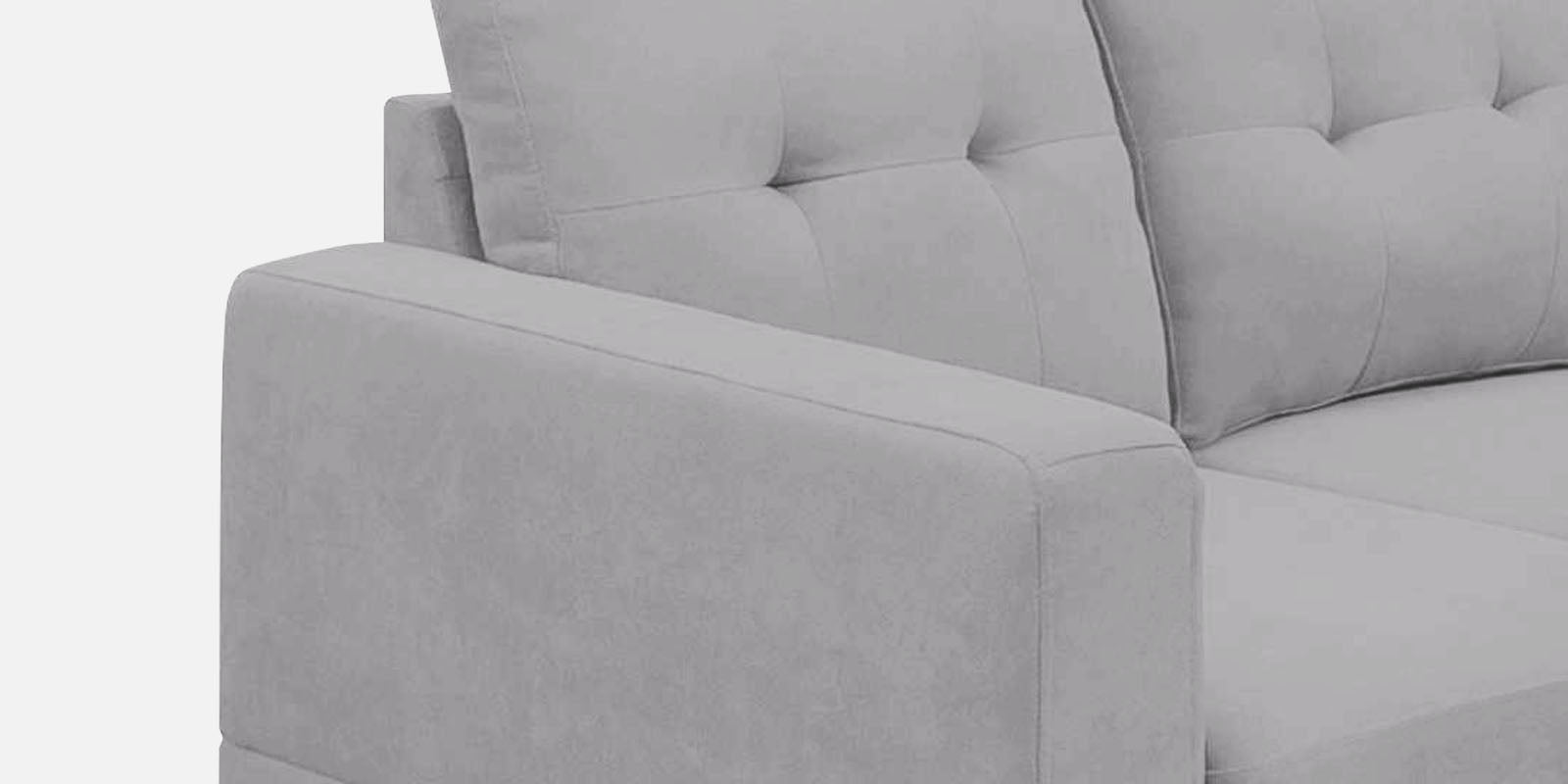 Thomas Fabric 2 Seater Sofa In Lit Grey Colour - Febonic Living