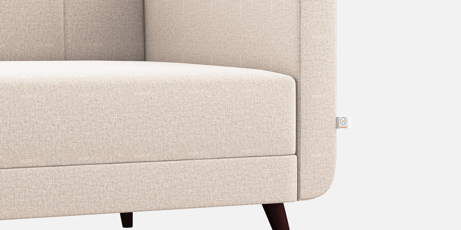 Wiki Velvet 3 Seater Sofa in Camel Beige Colour
