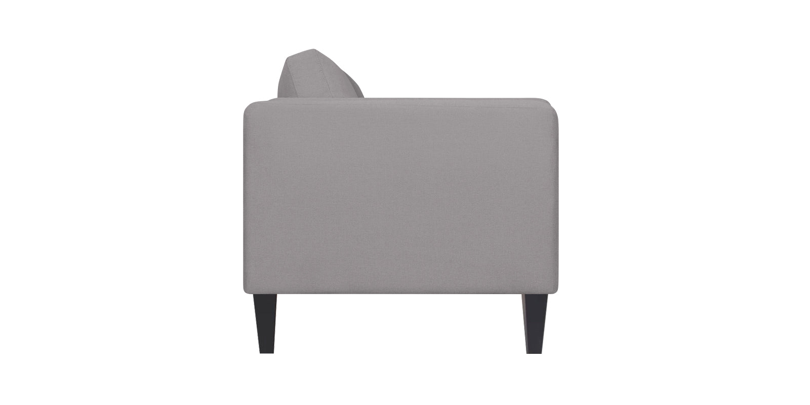 Jasper Velvet 3 Seater Sofa in concrete grey Colour