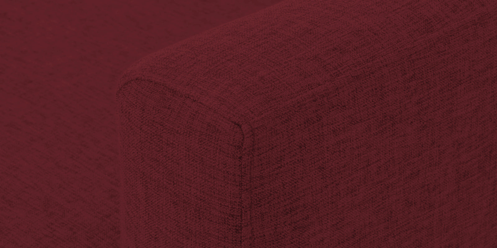 Casper Fabric 3 Seater Sofa in Blood Maroon Colour