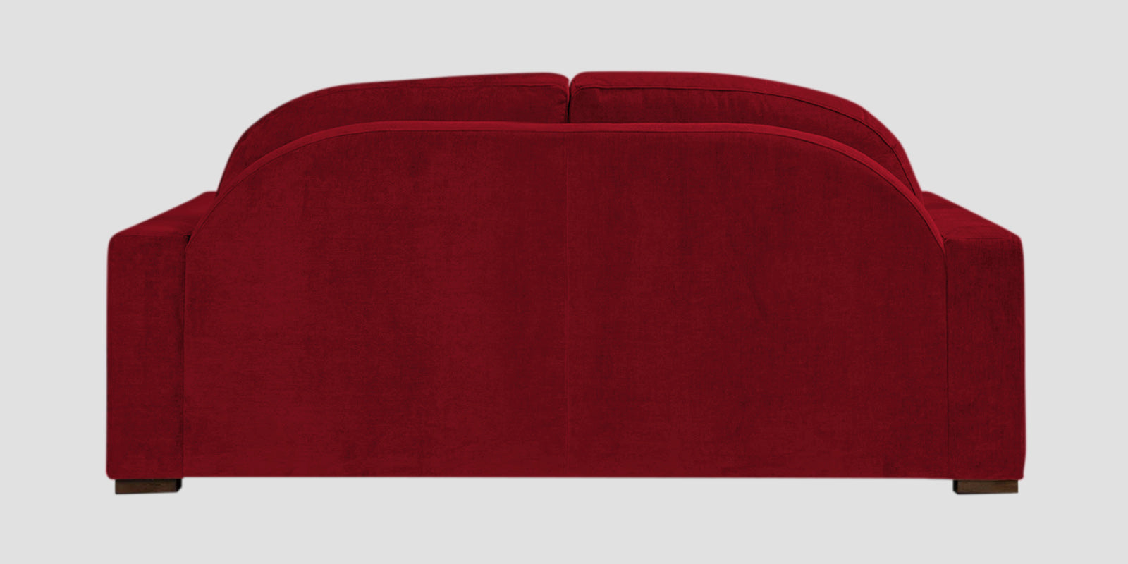 Dara Fabric 2 Seater Sofa In Ruby Red Colour - Febonic Living