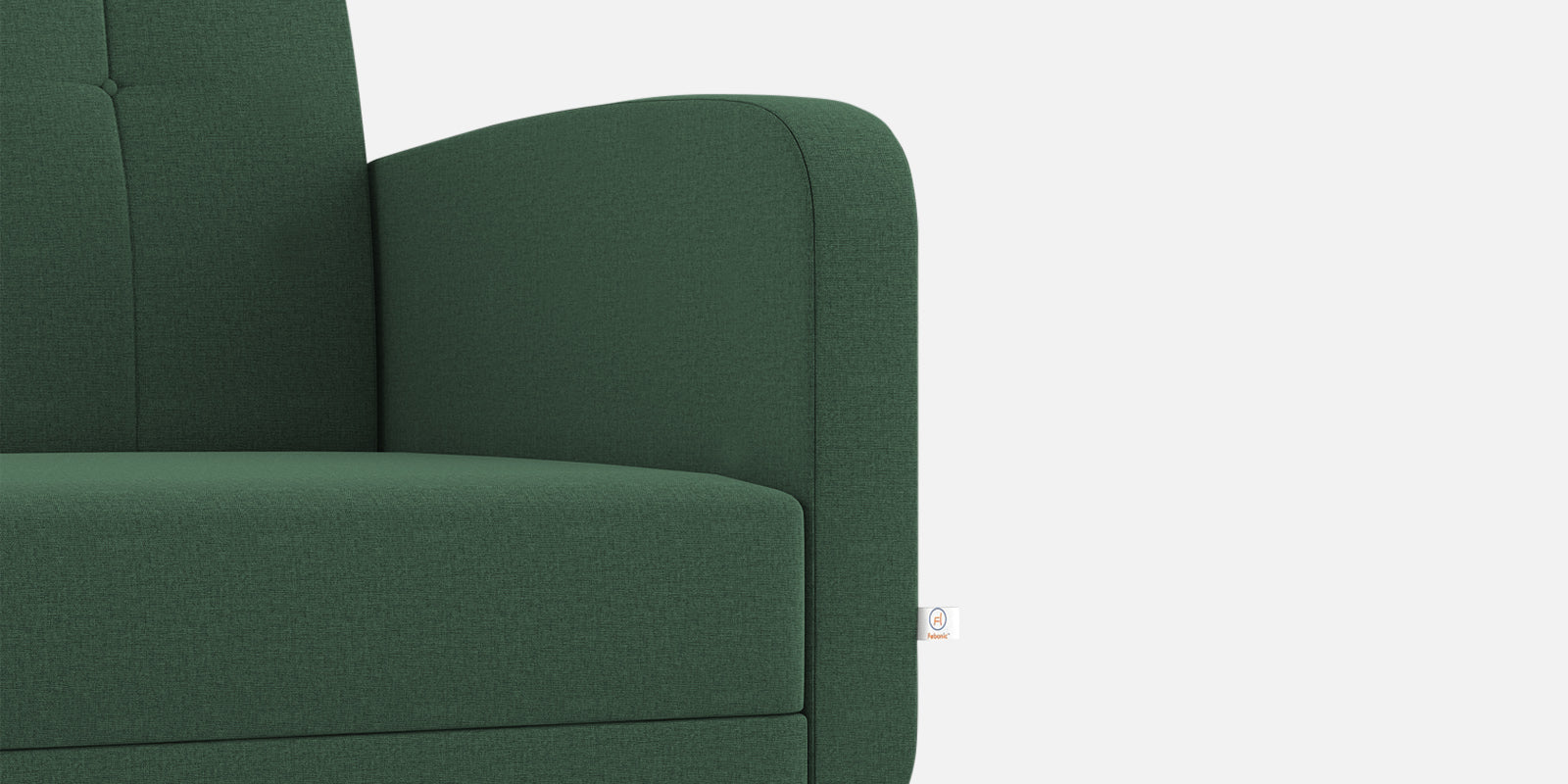 Wiki Velvet 2 Seater Sofa In Amazon Green Colour - Febonic Living