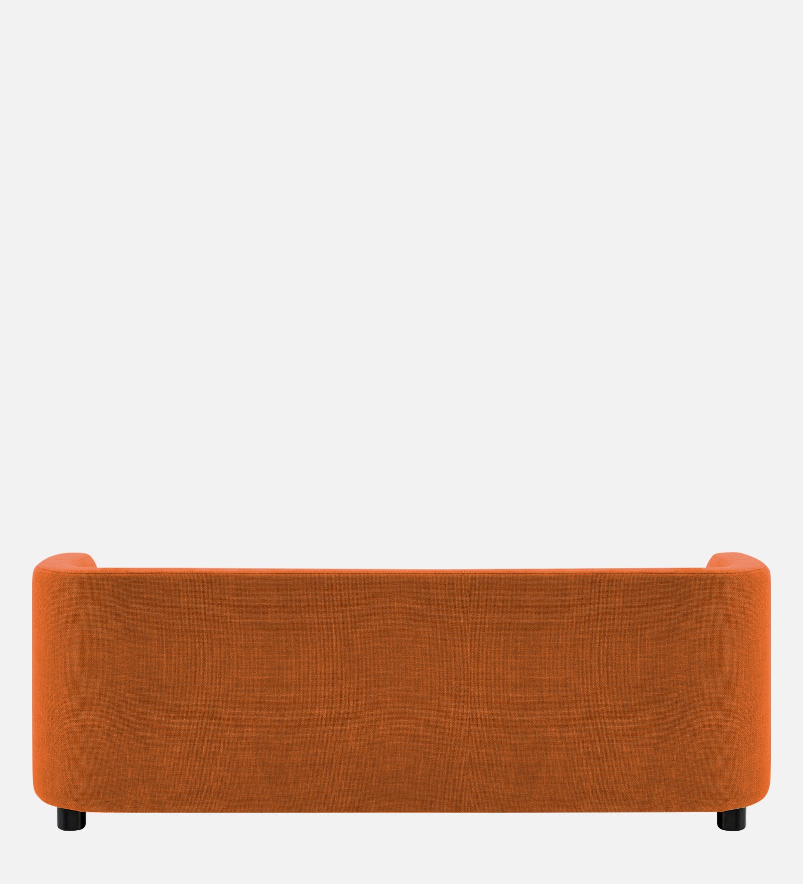 Cooper Fabric Storage Bench In Vivid Orange Colour - Febonic Living