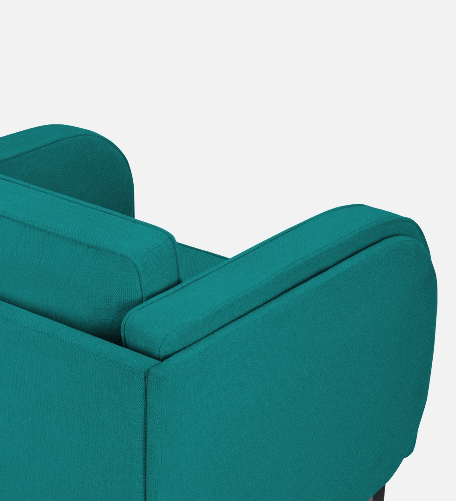 Siddy Fabric 1 Seater Sofa in Sea green Colour