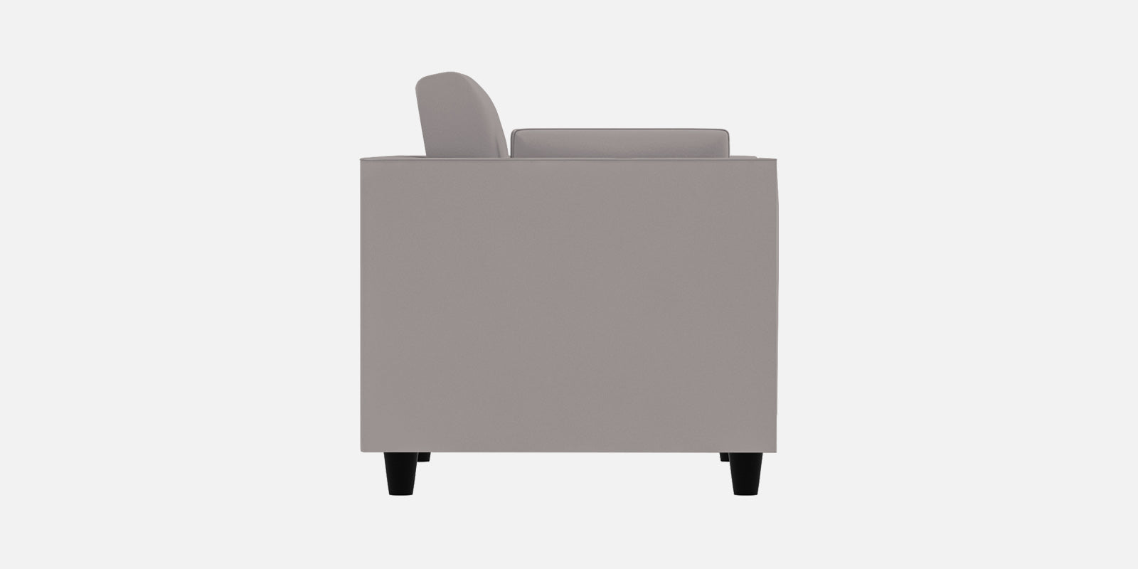 Bristo Velvet 3 Seater Sofa In pearl grey Colour With Storage - Febonic Living