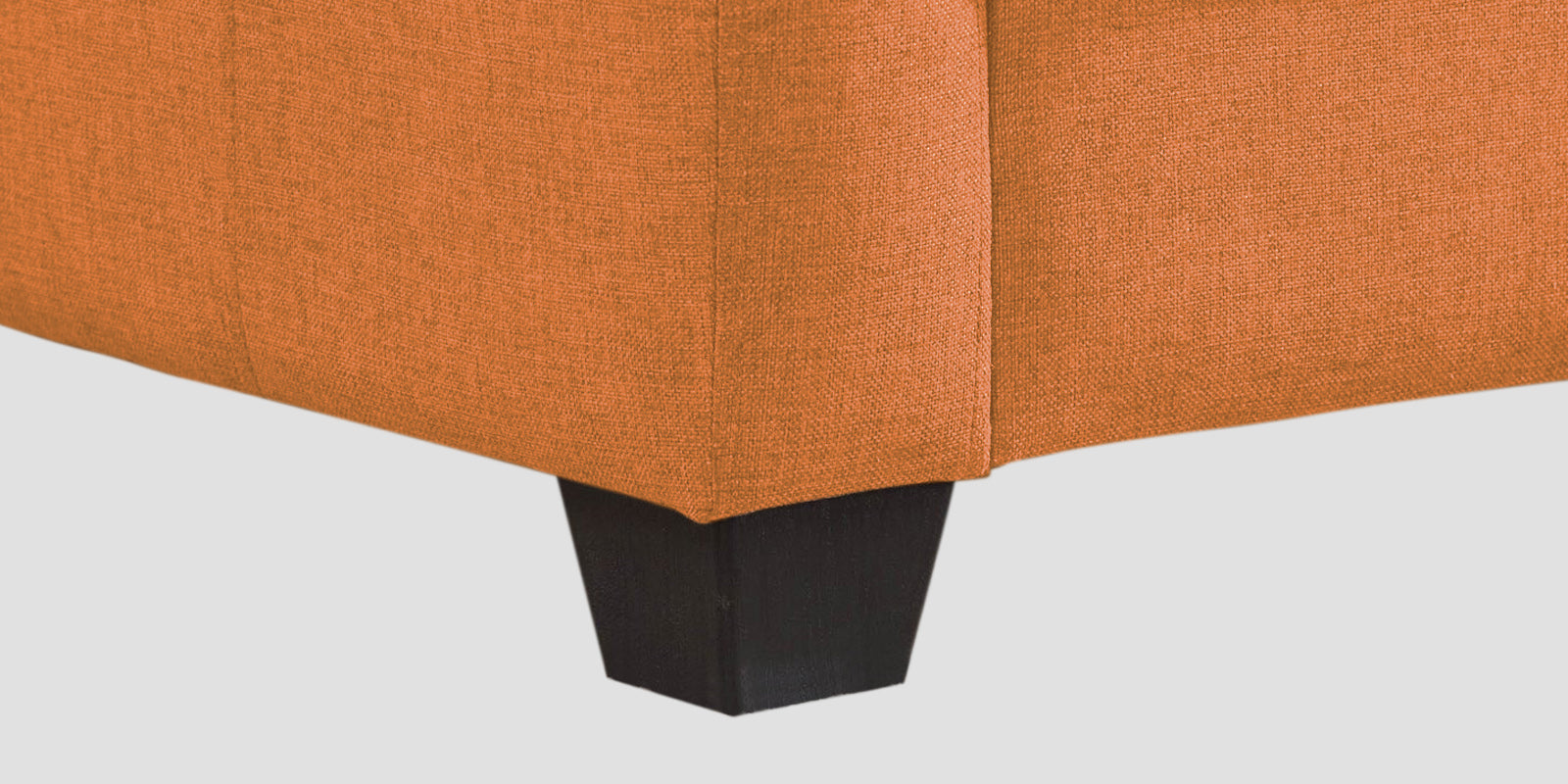 Devo Fabric 3 Seater Sofa In Dark Orange Colour - Febonic Living