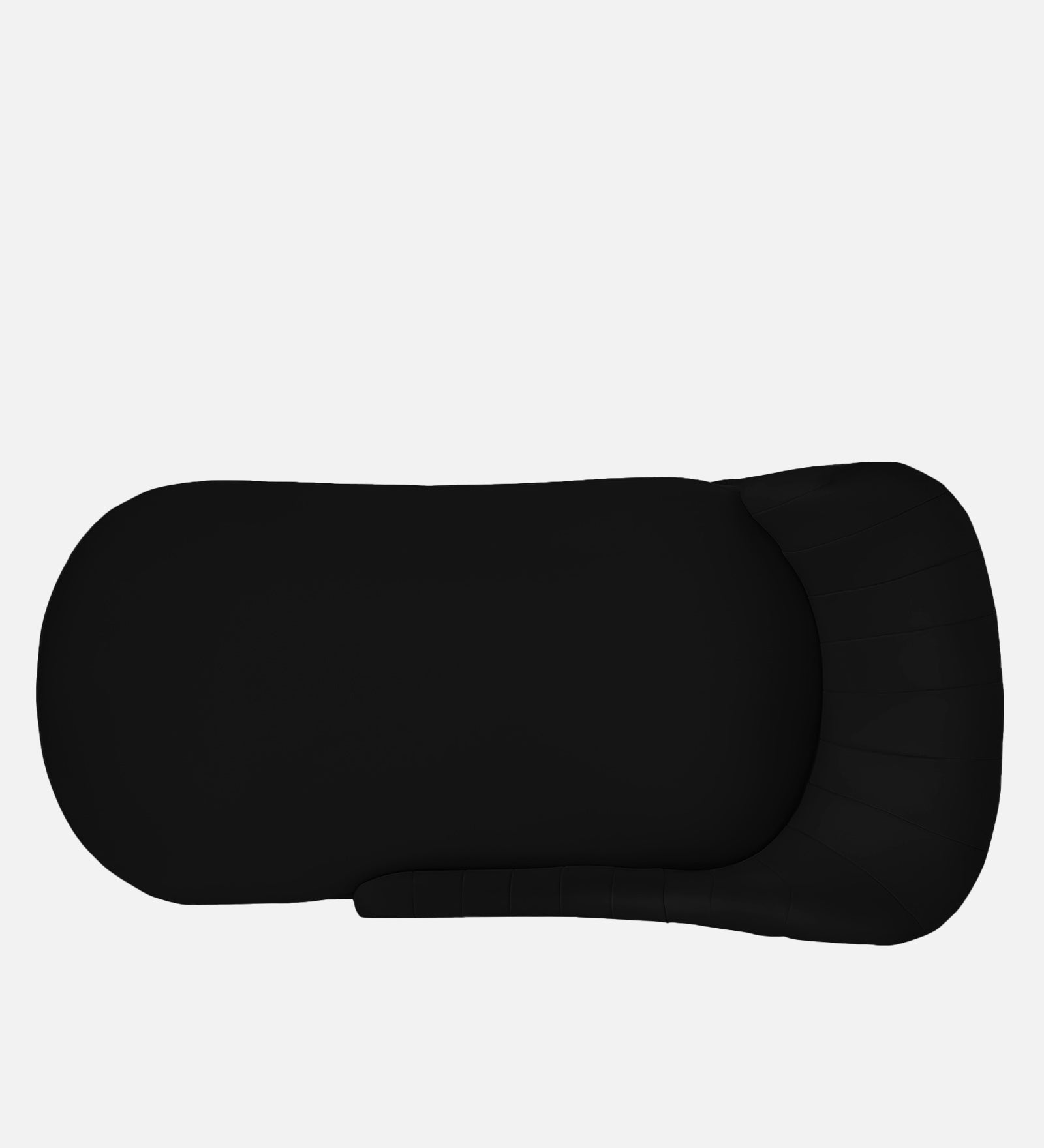 Flora Velvet LHS Chaise Lounger In Adam Black Colour - Febonic Living