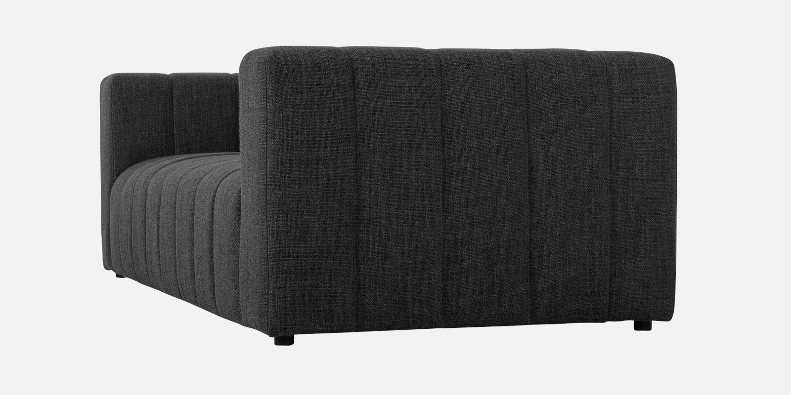 Lara Fabric 2 Seater Sofa In Charcoal Grey Colour - Febonic Living