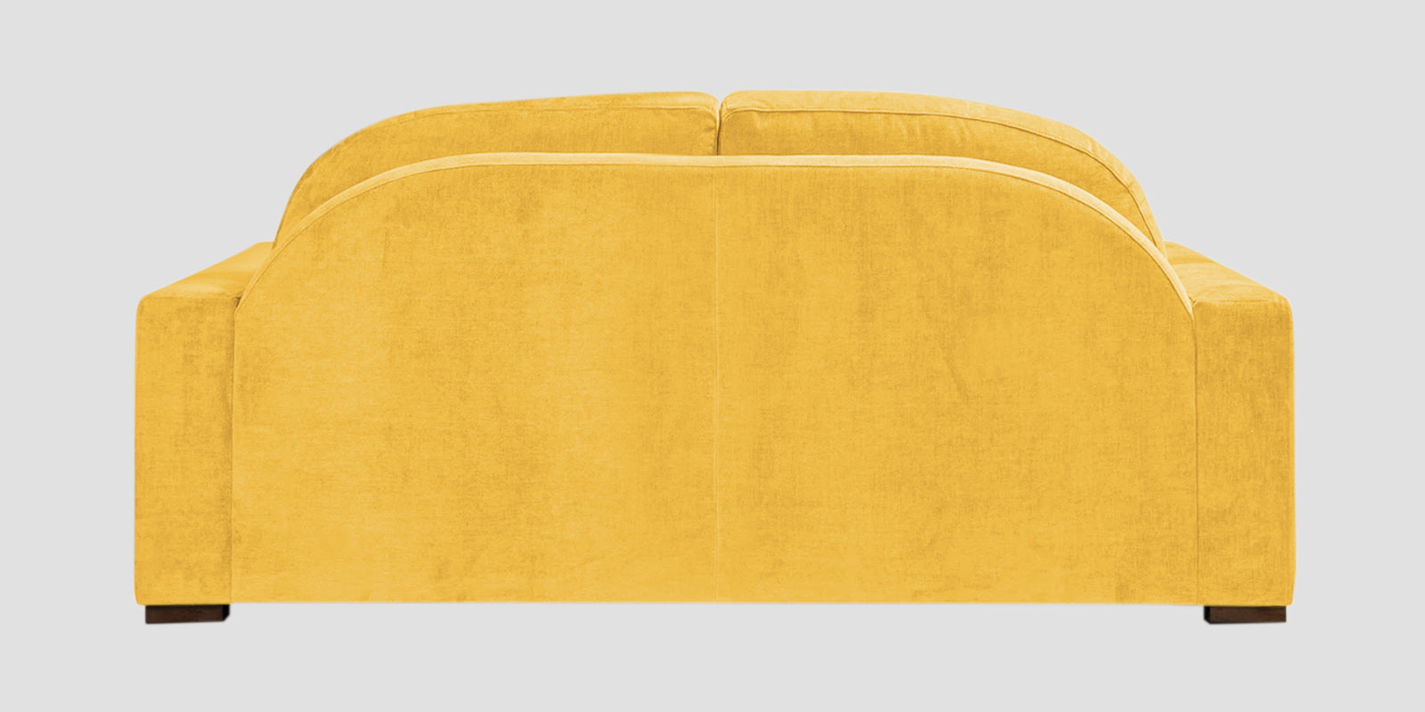 Dara Fabric 2 Seater Sofa In Bold Yellow Colour - Febonic Living