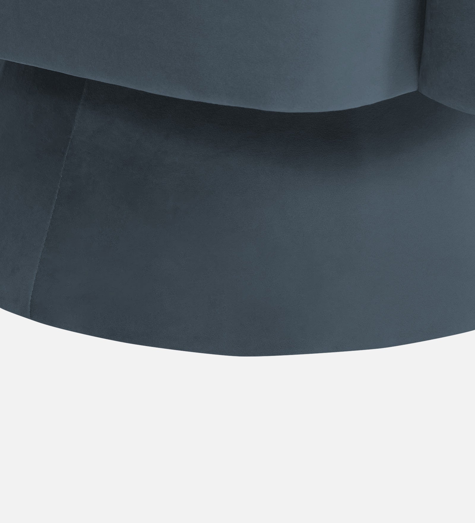 Pendra Velvet Swivel Chair In Oxford Blue Colour - Febonic Living