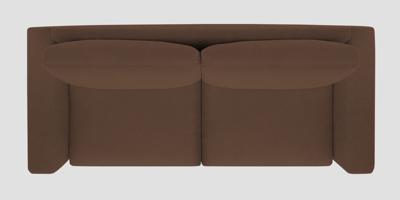 Esha Fabric 2 Seater Sofa In Ash Brown Colour - Febonic Living